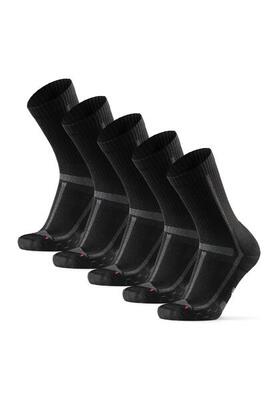 Hardloopsokken met demping voor lange afstanden anti-blaren quarter 5 paar