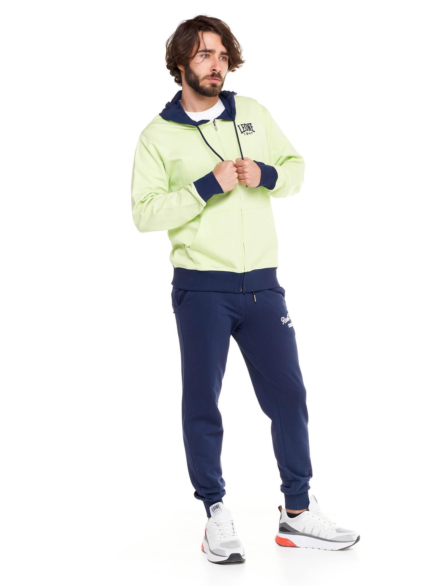 Fato de treino masculino Real Boxing com capuz e fecho de correr 3/5