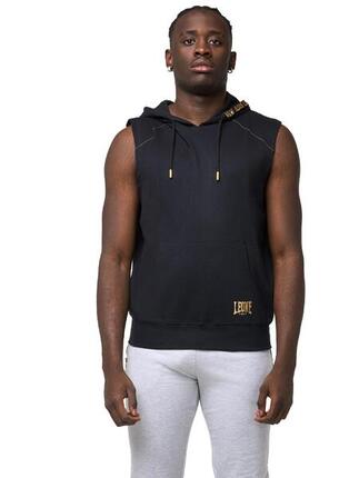 Leone New Gold Sweat à capuche sans manches pour homme