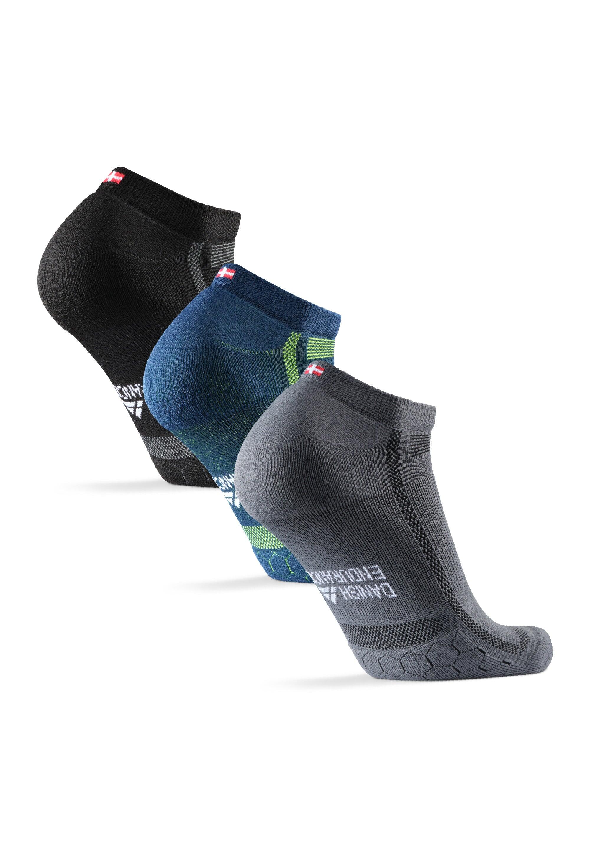 Laufsocken Low Cut gepolstert lange Distanz 3 Paar 2/6