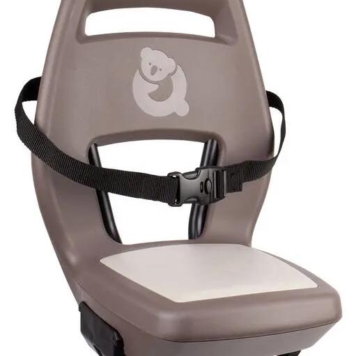 Qibbel Junior 6+ Hazel Brown — Rear Child Bike Seat, EN14344, 6–35 kg