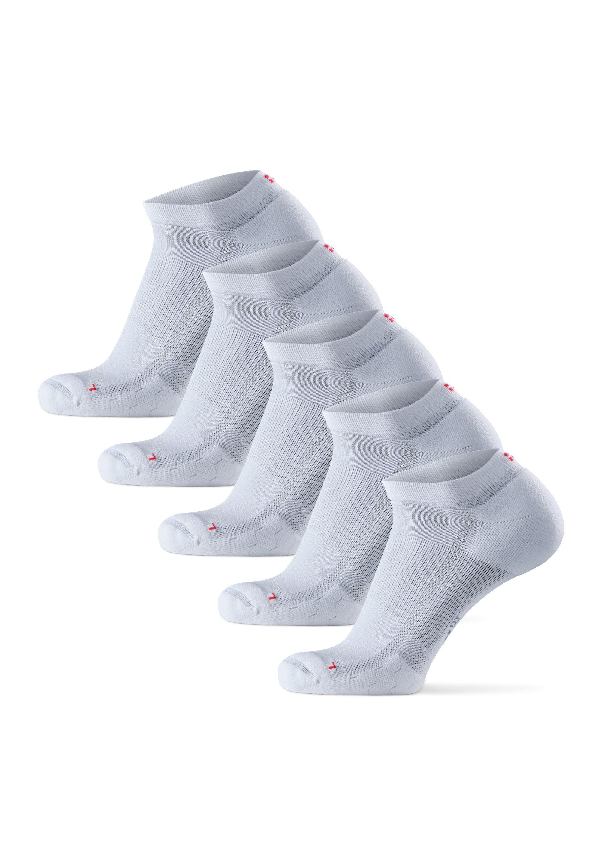Chaussettes de course basses rembourrées longue distance 5 paires 3/5