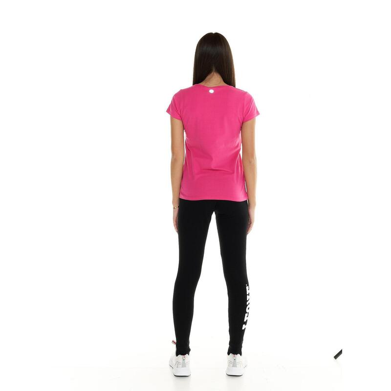 Tricou simplu cu mânecă scurtă pentru femei cu imprimeu leu