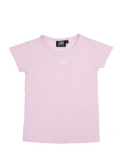 Kurzärmliges Folien-Logo-T-Shirt für kleine Mädchen