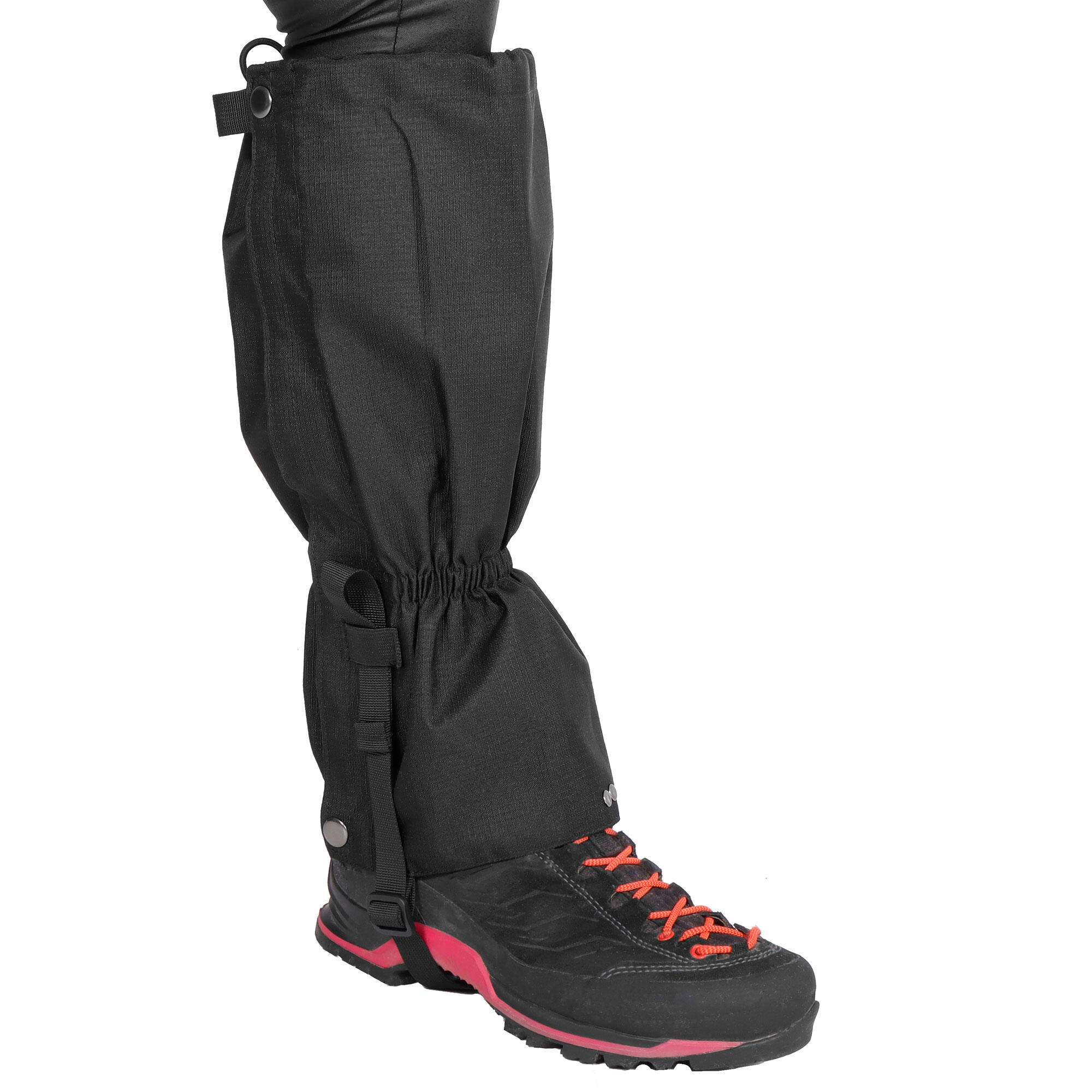 Stuptuty trekkingowe, wodoodporne ochraniacze na buty czarne 4/7