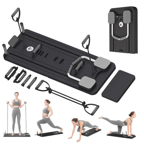 Deska do pilatesu reformer do ćwiczeń brzucha pompki 9w1 zestaw treningowy