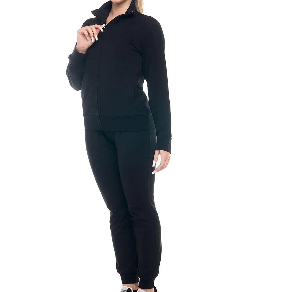 Leone Basic Women's Zip-Up Collar Sweatshirts