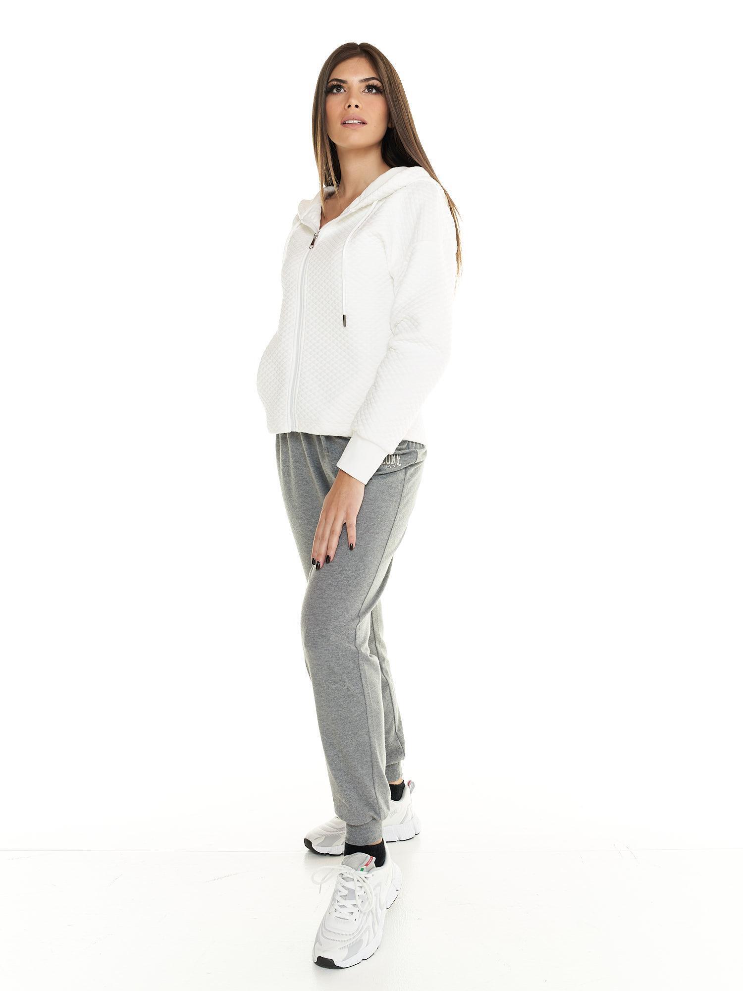 Sweat à capuche matelassé court Leone pour femme avec fermeture éclair intégrale 2/8