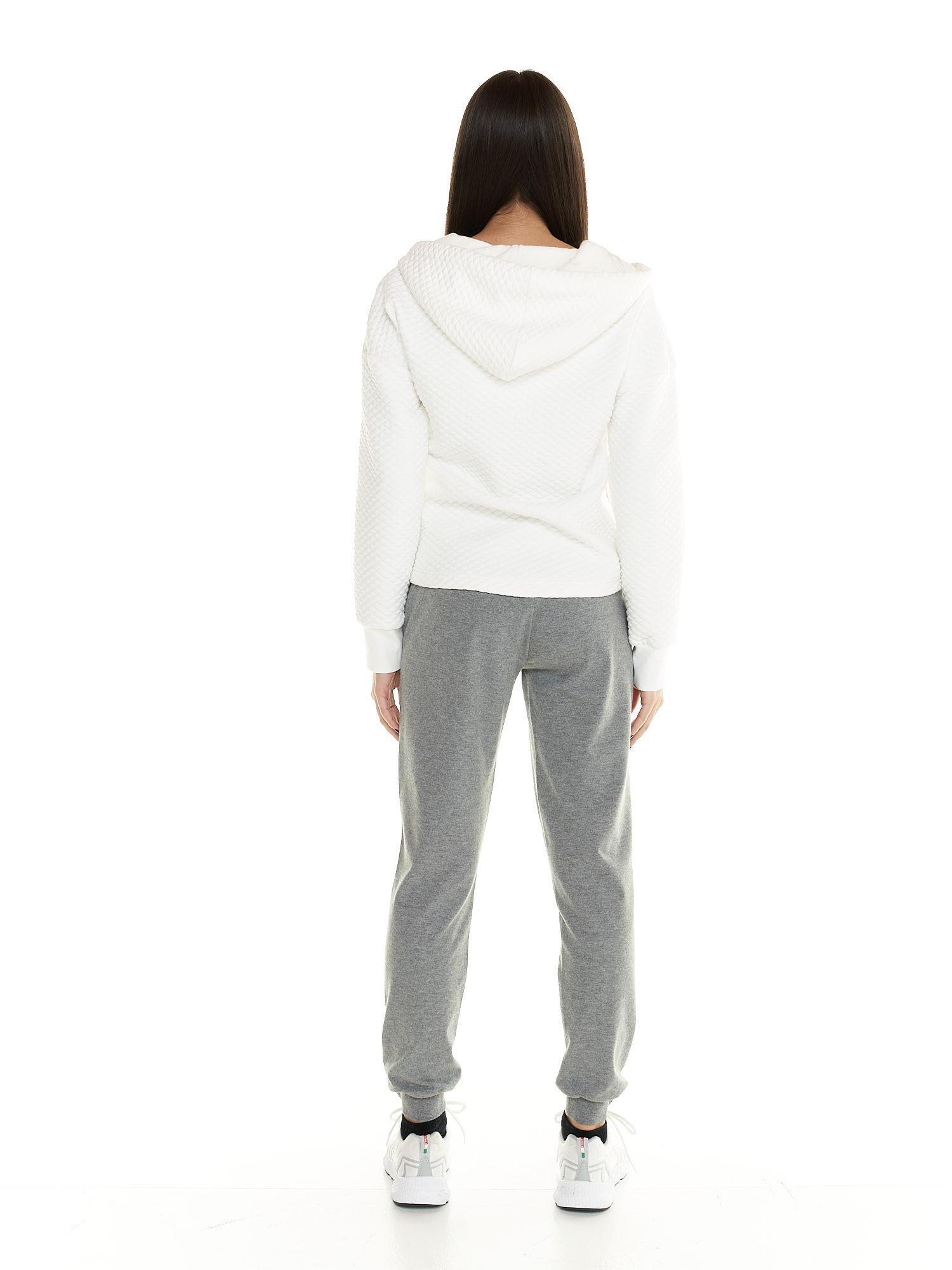 Sweat à capuche matelassé court Leone pour femme avec fermeture éclair intégrale 4/8