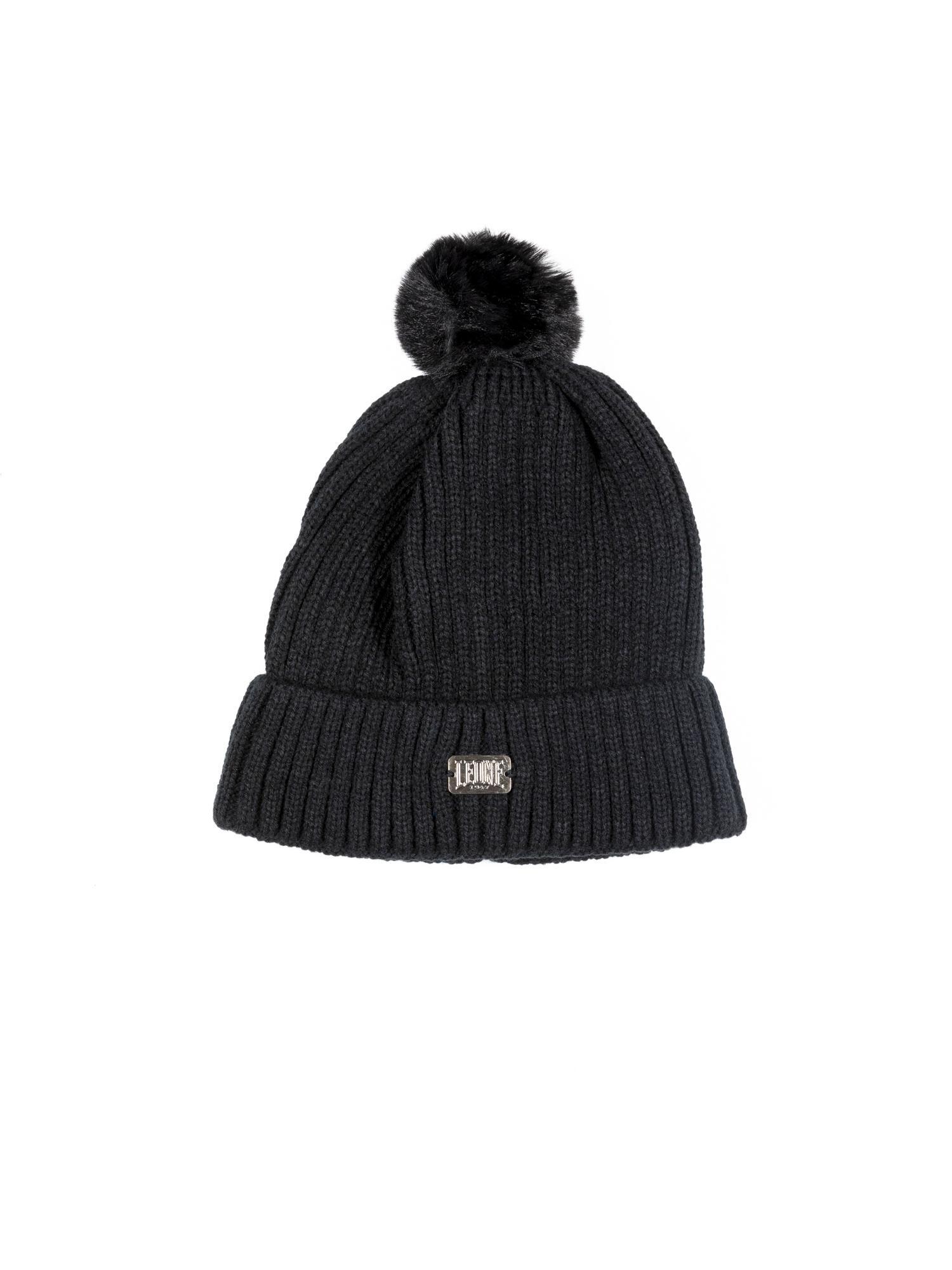 Cappello in maglia con pon pon da donna Basic 2/7