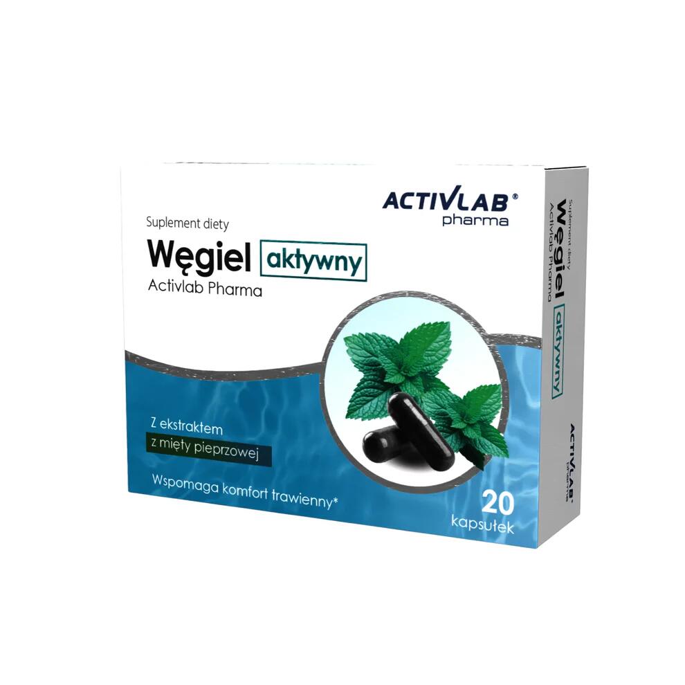 Wsparcie trawienia Węgiel aktywny Activlab Pharma