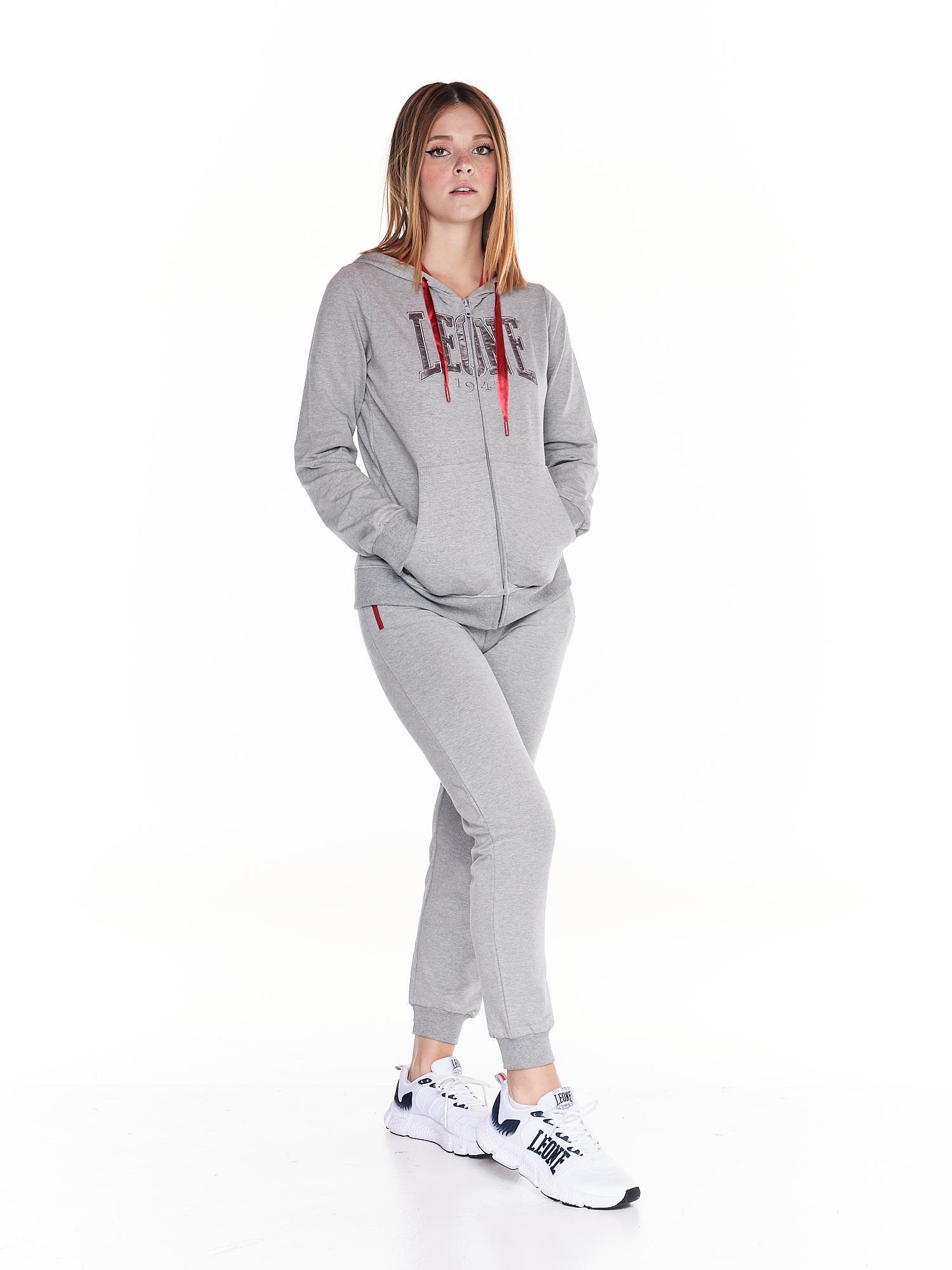 Bluza z bawełna z kaptur na co dzień na siłownię