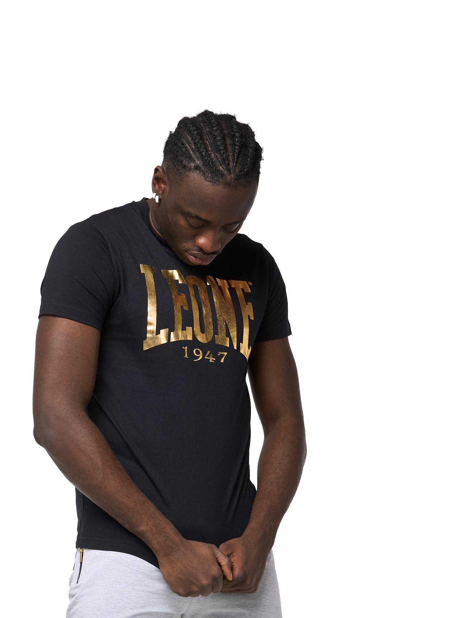 Camiseta de manga corta hombre Leone New Gold logo 5/6