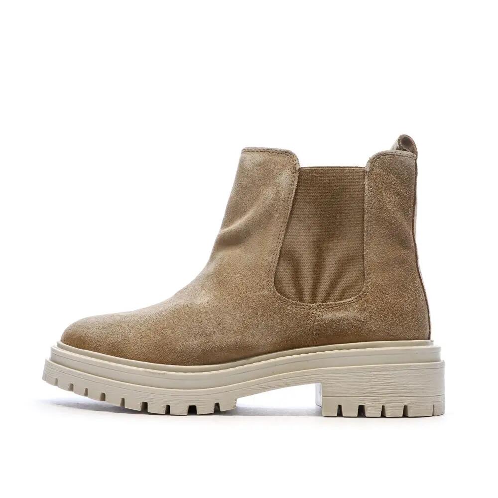 Women's Geox Iridea Taupe Ankle Boots