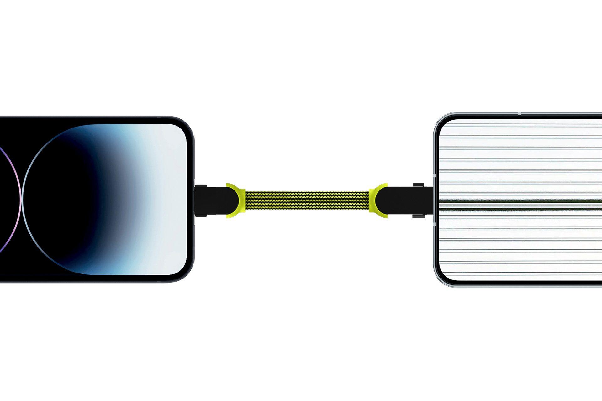 inCharge XS - Cabo de carregamento USB-C - 4 em 1 - 240W - Bege 6/6