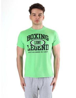 Heren t-shirt met korte mouwen en "boxing legend" leone active-print