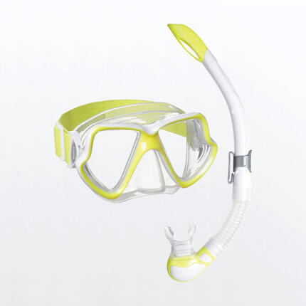 Zestaw do snorkelingu Mares Combo Wahoo Neon