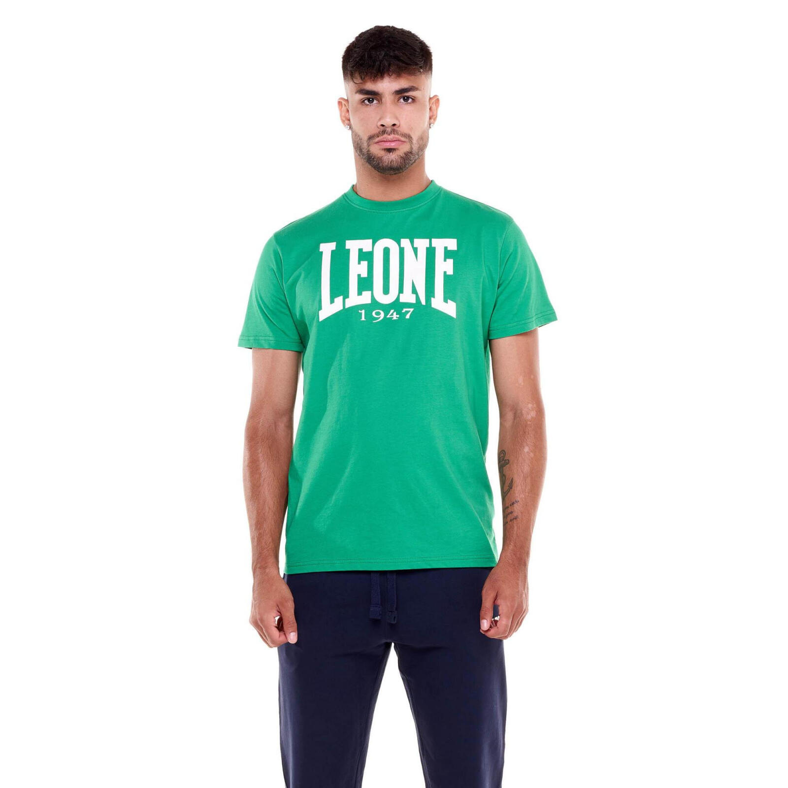 Tricou Leone Basic Big Logo Jersey Verde