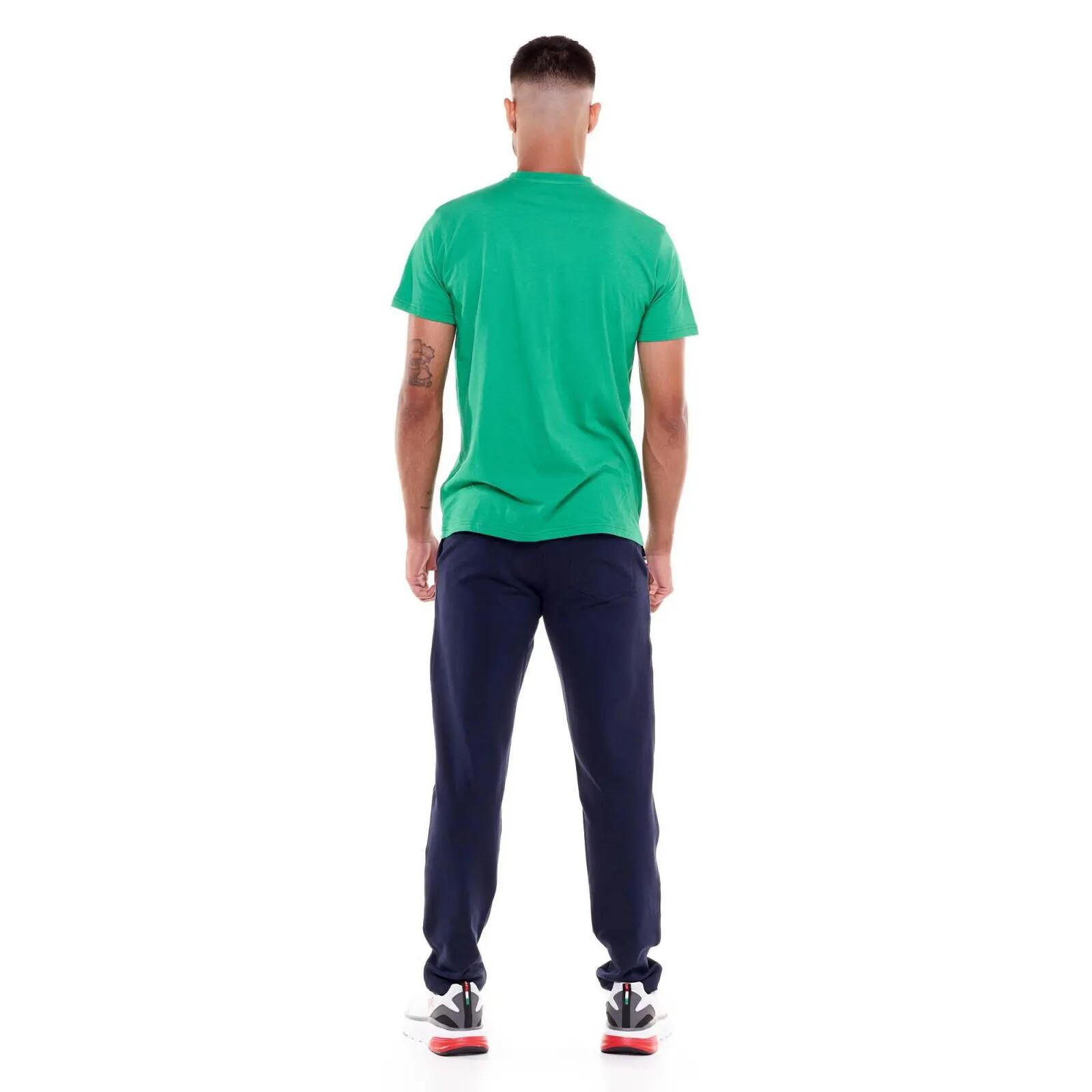 Tricou Leone Basic Big Logo Jersey Verde 3/5