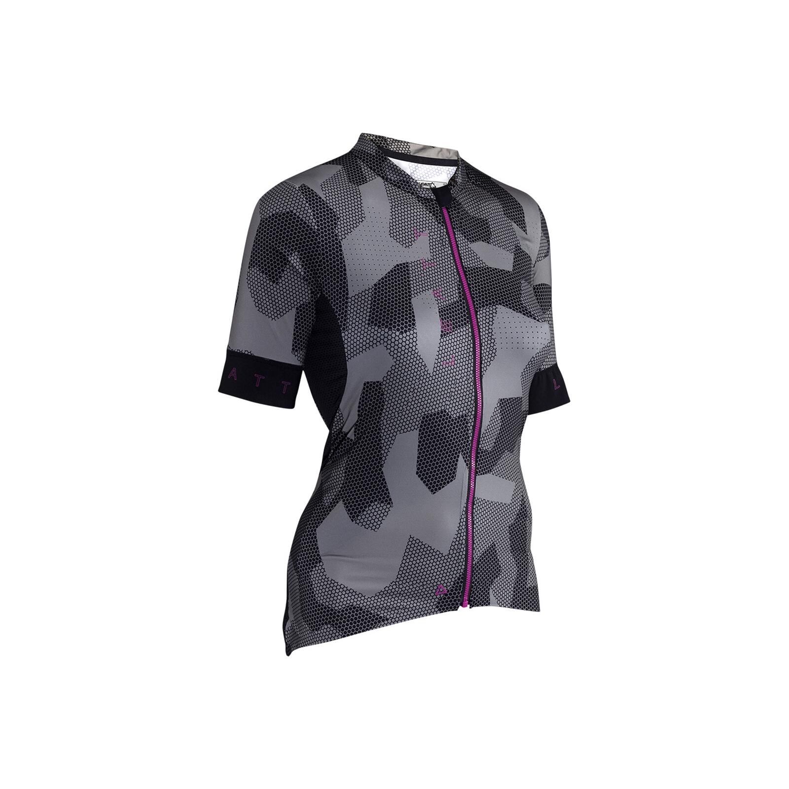 Maglia MTB Endurance da donna 5.0 ergonomica in tessuto Ice-Yarn Grigio 1/6
