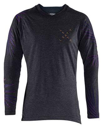 Maglia MTB Gravity 2.0 a maniche lunghe leggera e comoda Viola Uomo
