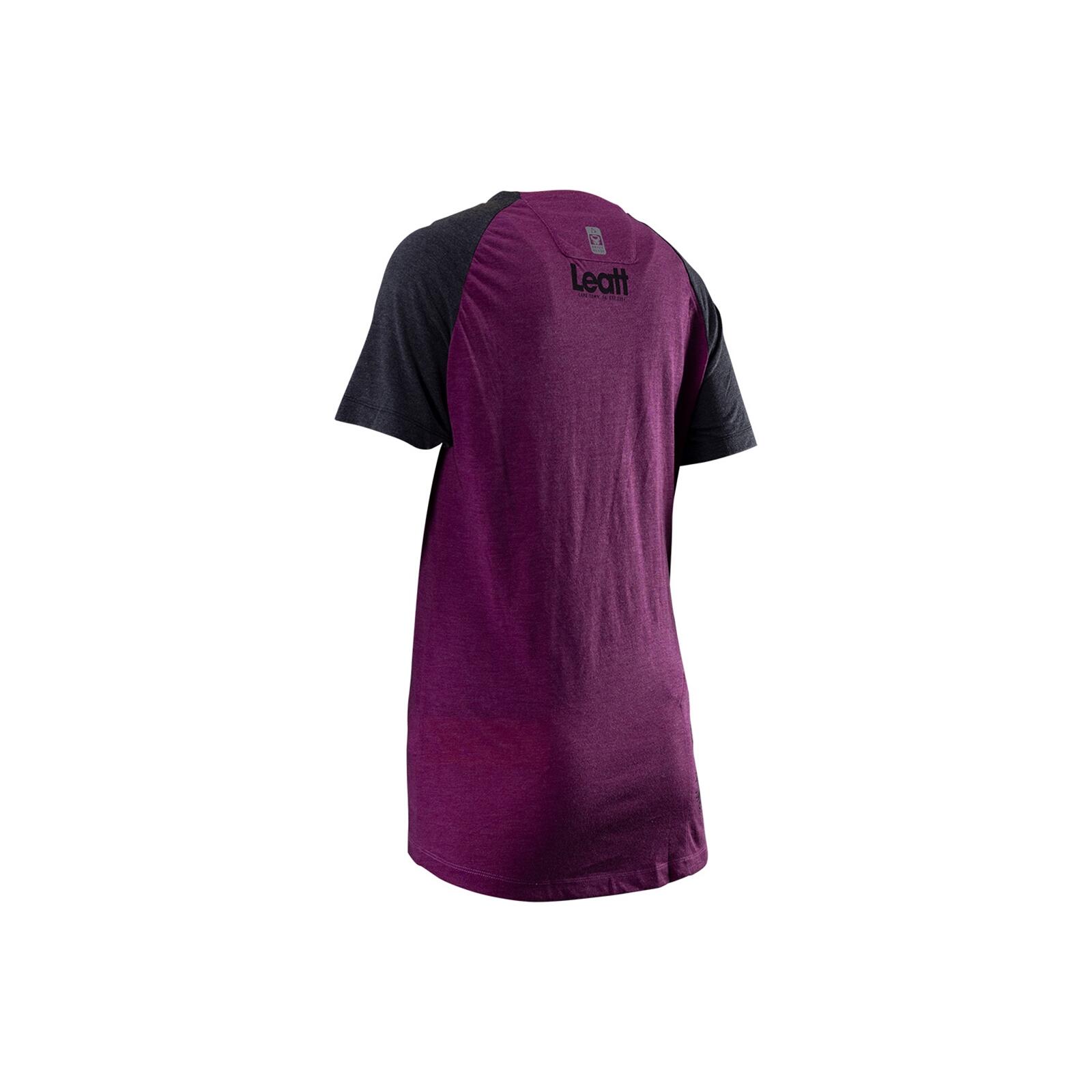 Maillot VTT AllMountain 2.0 femme en tissu stretch Violet Tencel 2/6
