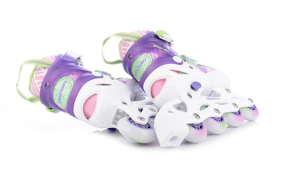 Girls' Roller Skates Bam-Bu Tempish Flash 3/7