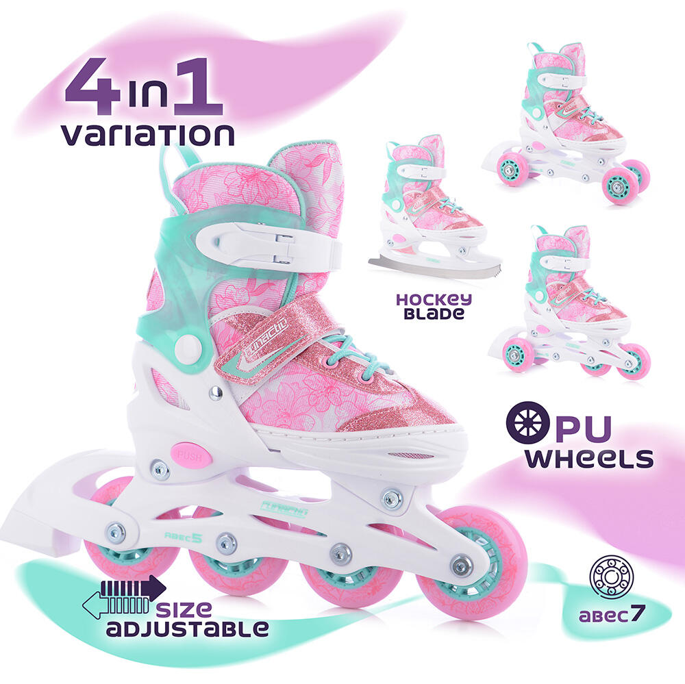 FUNACTIV Kolečkové brusle TRILO 4in1