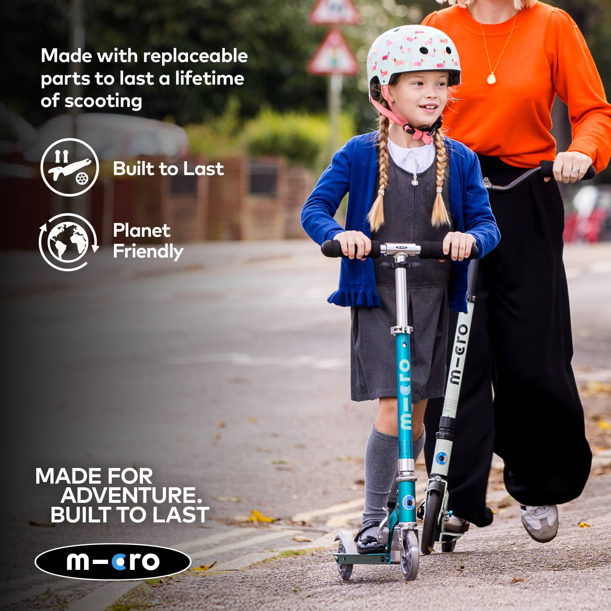 Trottinette enfant  Sprite  Pétrole LED 7/7