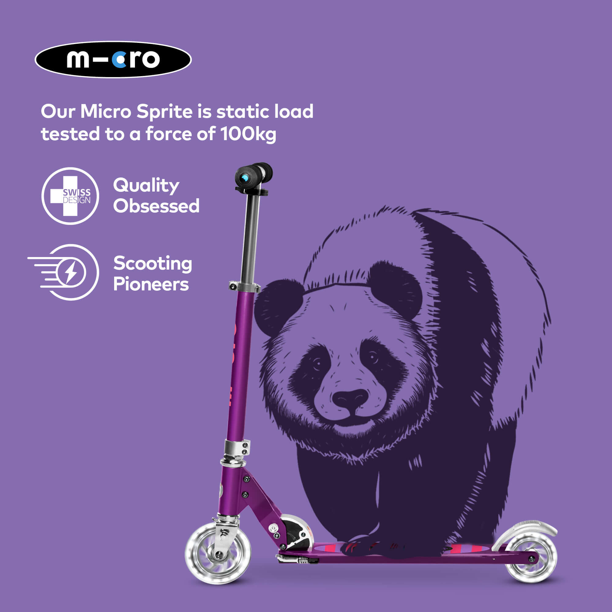 Trottinette enfant  Sprite  LED 6/7