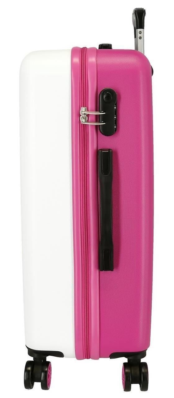 Valigia media Disney Minnie sunny day Abs con capacità di 70L bianco 5/5