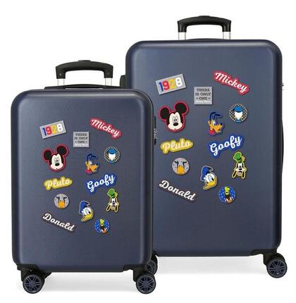Ensemble de valises Disney Have a good day mickey Abs avec une capacité de 91L