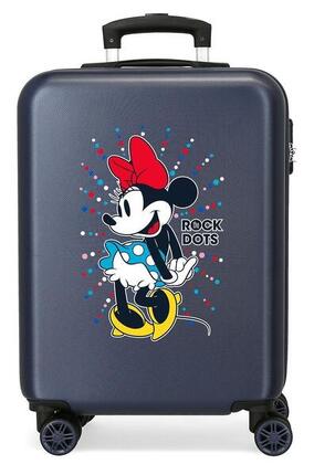Valise cabine Disney Minnie sunny day Abs avec une capacité de 35L bleu marine