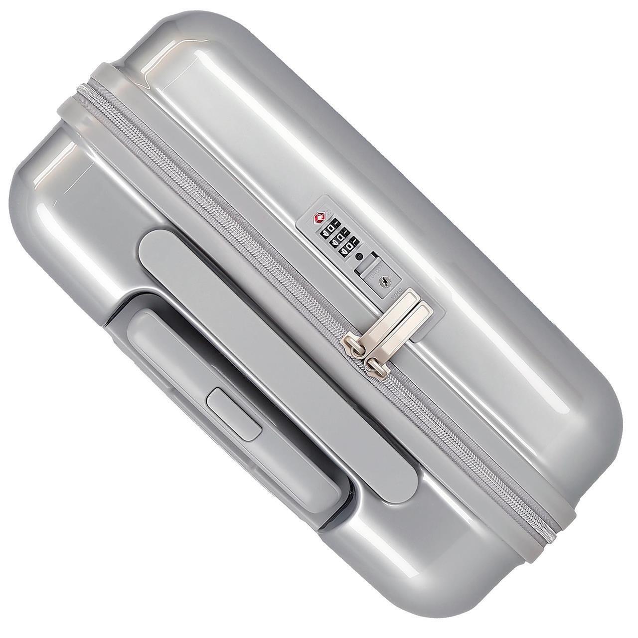 Maleta de cabina Disney Joyful Abs con capacidad de 38L plata 5/5