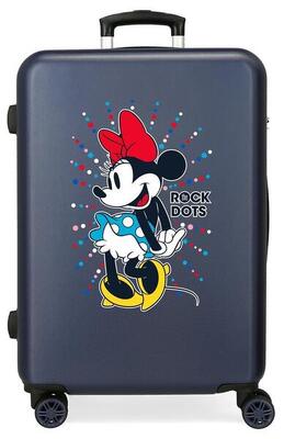 Valigia media Disney Minnie sunny day Abs con capacità di 70L blu navy