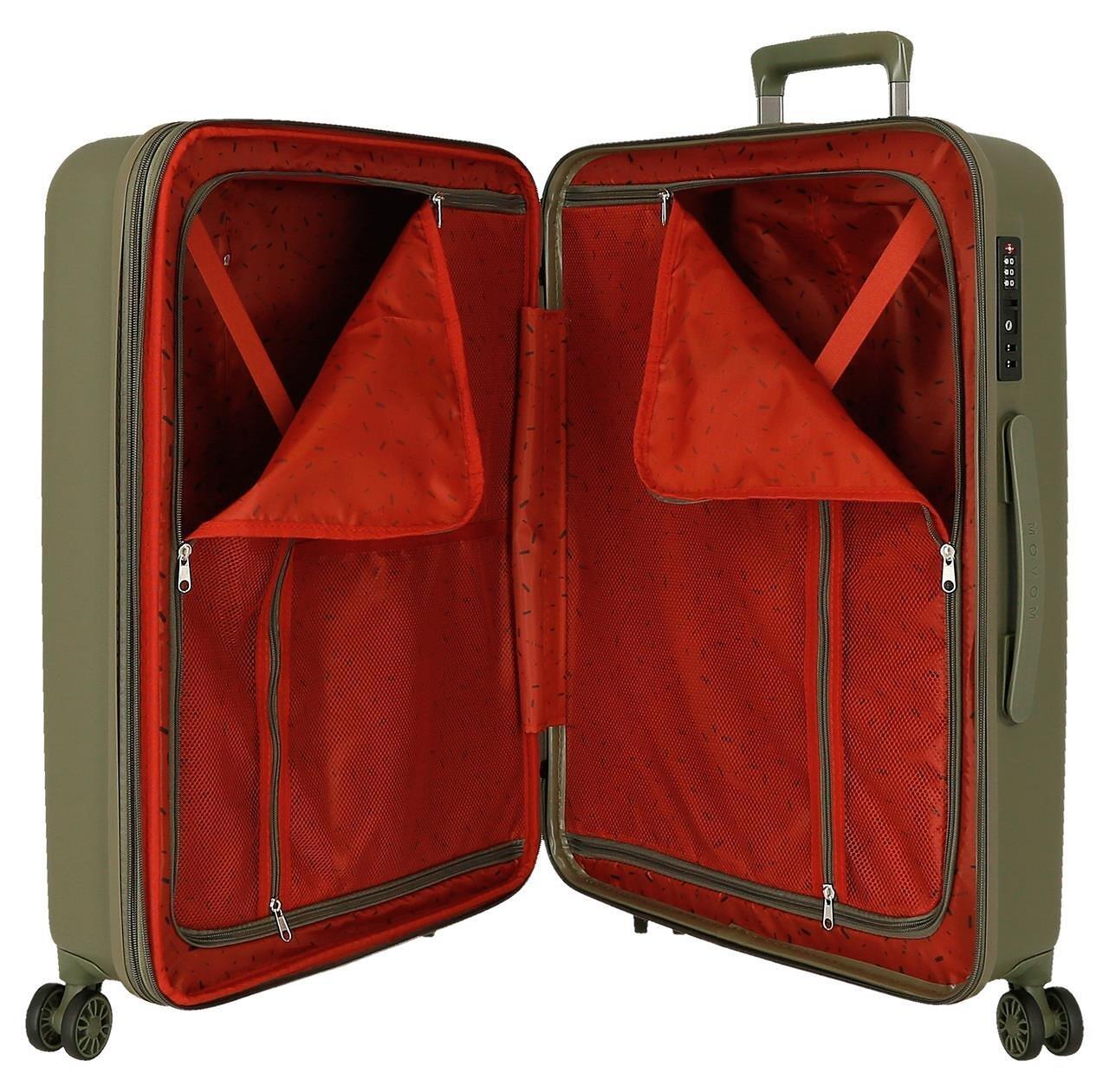 Valise moyenne Star Wars Logo ABS avec une capacité de 84,24L Kaki 3/4