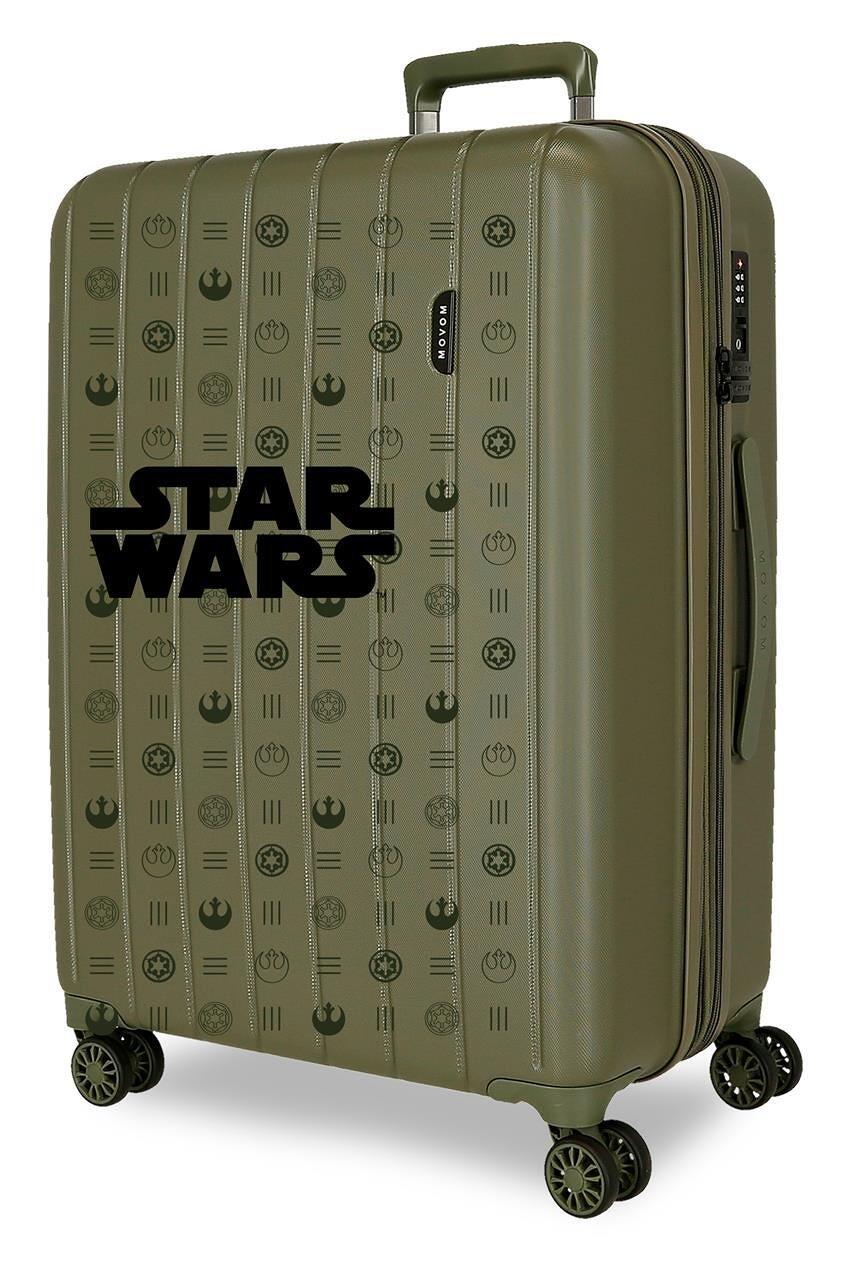Valise moyenne Star Wars Logo ABS avec une capacité de 84,24L Kaki 1/4