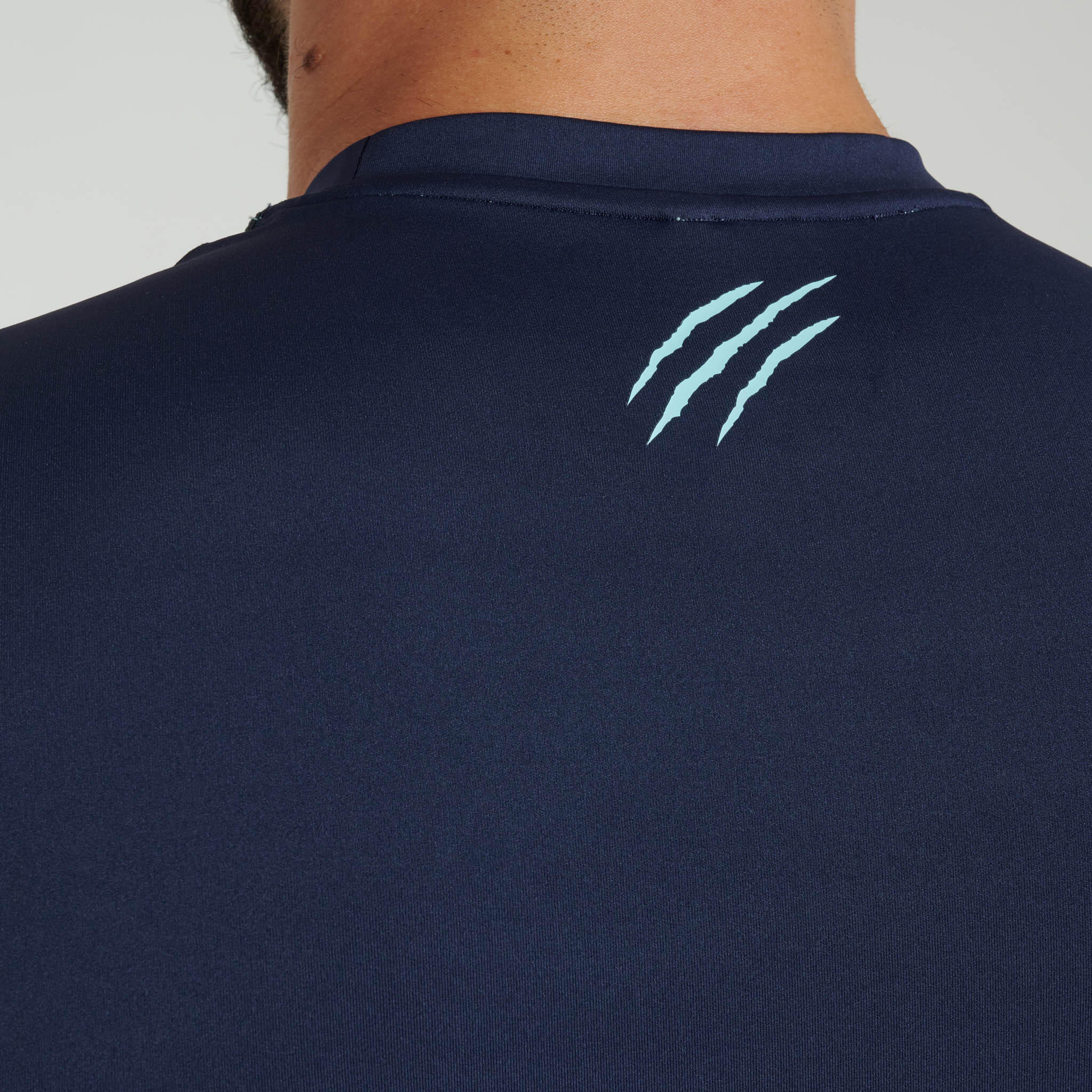 Leone1947 PRIMAL INSTINCT Rashguard manga larga azul XL 3/3