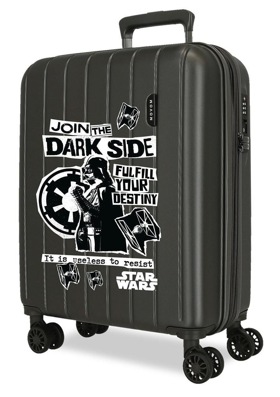 Valise cabine Star wars Darth Vader ABS avec une capacité de 44L Anthracite 1/4