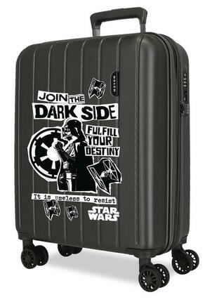 Maleta de cabina Star wars Darth Vader ABS con capacidad de 44L Antracita
