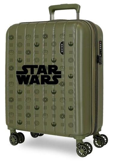 Maleta de cabina Star wars Logo ABS con capacidad de 44L Caqui