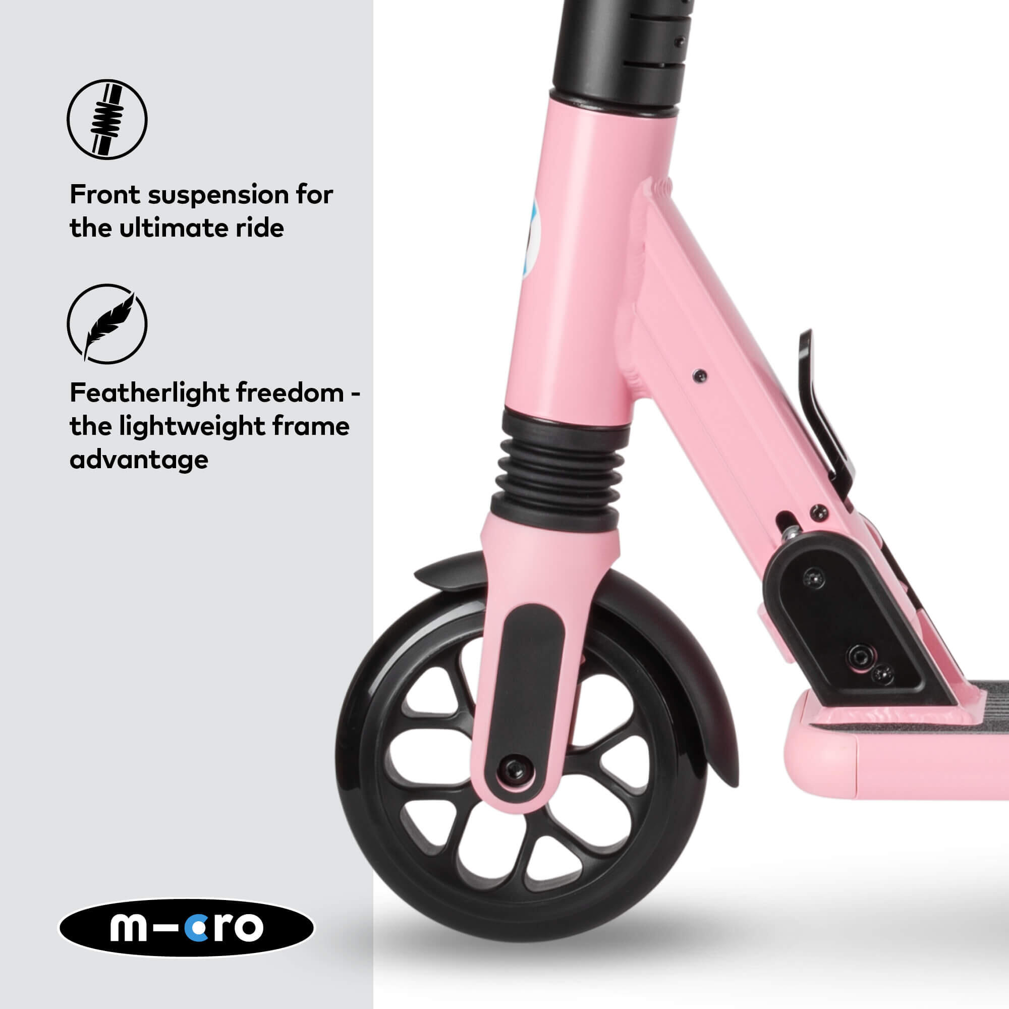 Patinete 2 Ruedas Micro Sprite Suspension Rosa 3/7