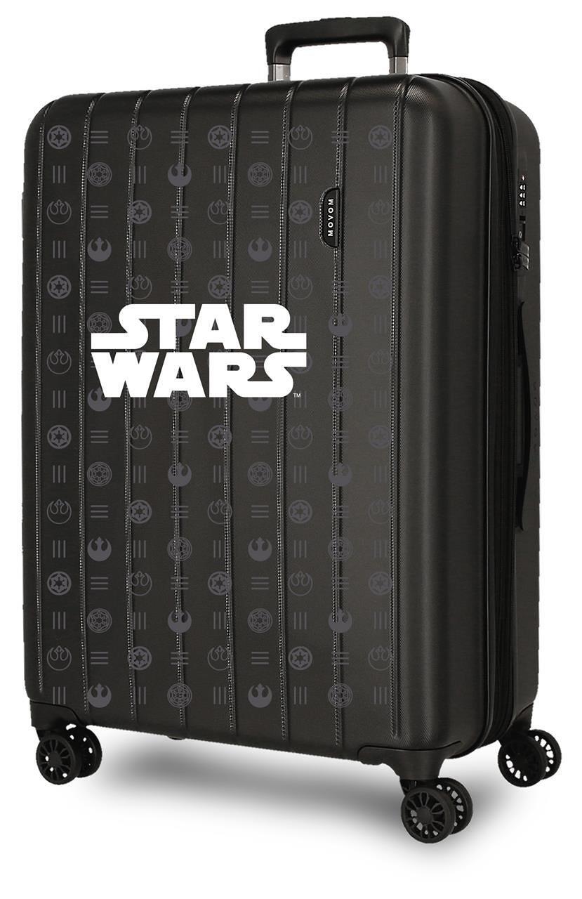 Valise moyenne Star Wars Logo ABS avec une capacité de 84,24L Noir 1/4
