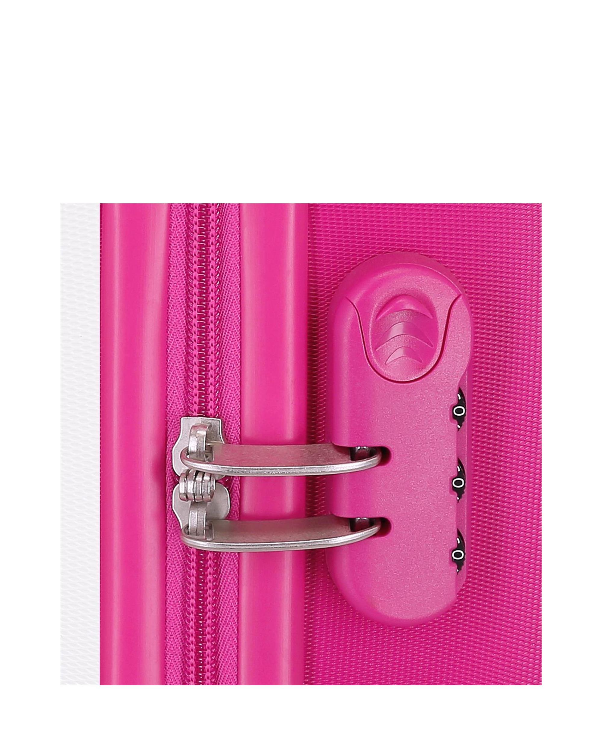 Valigia Bambino Disney Sparkle like magic frozen Abs con capacità di 28L bianco 4/5