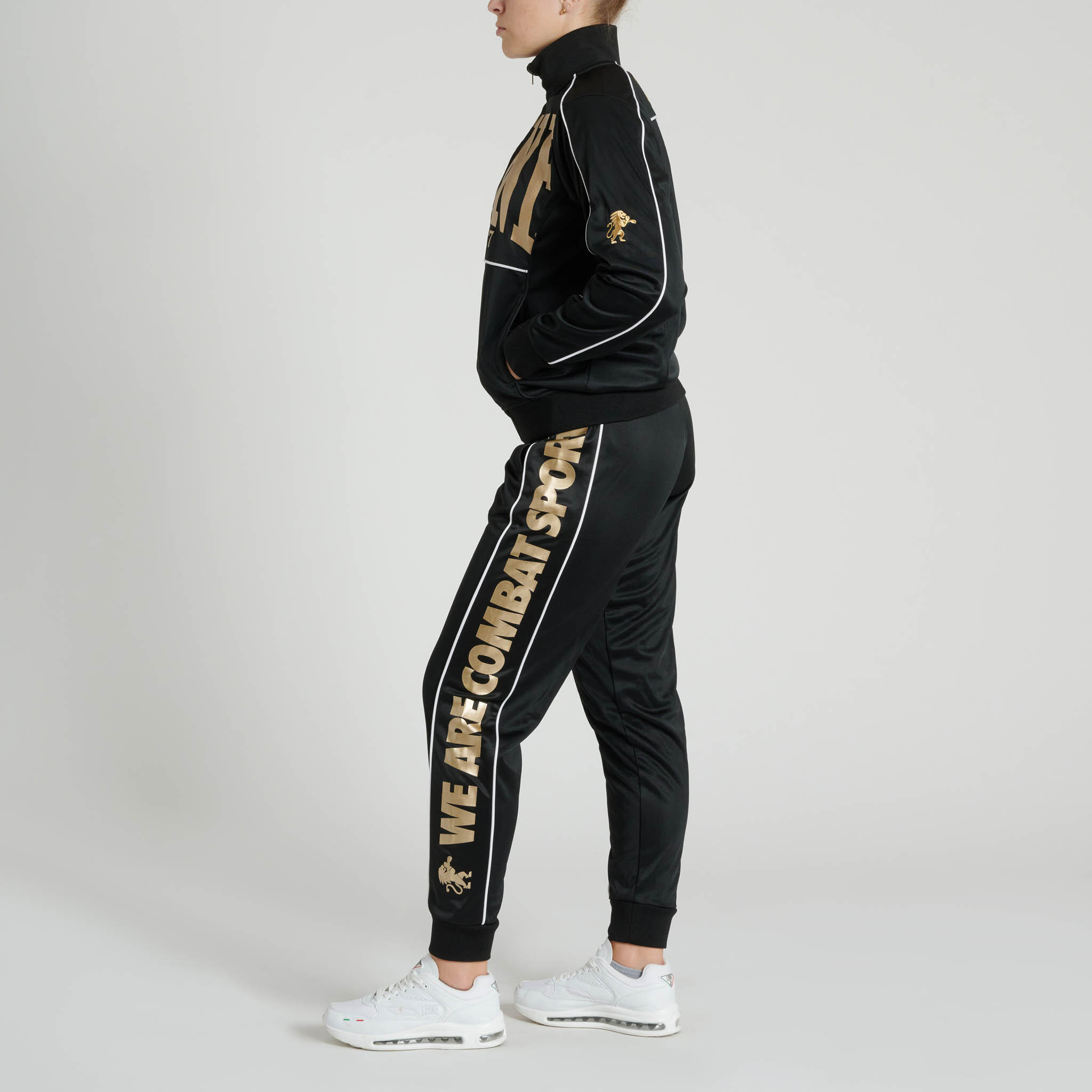 Chándal mujer LEONE 1947 PREMIUM negro talla L 3/5
