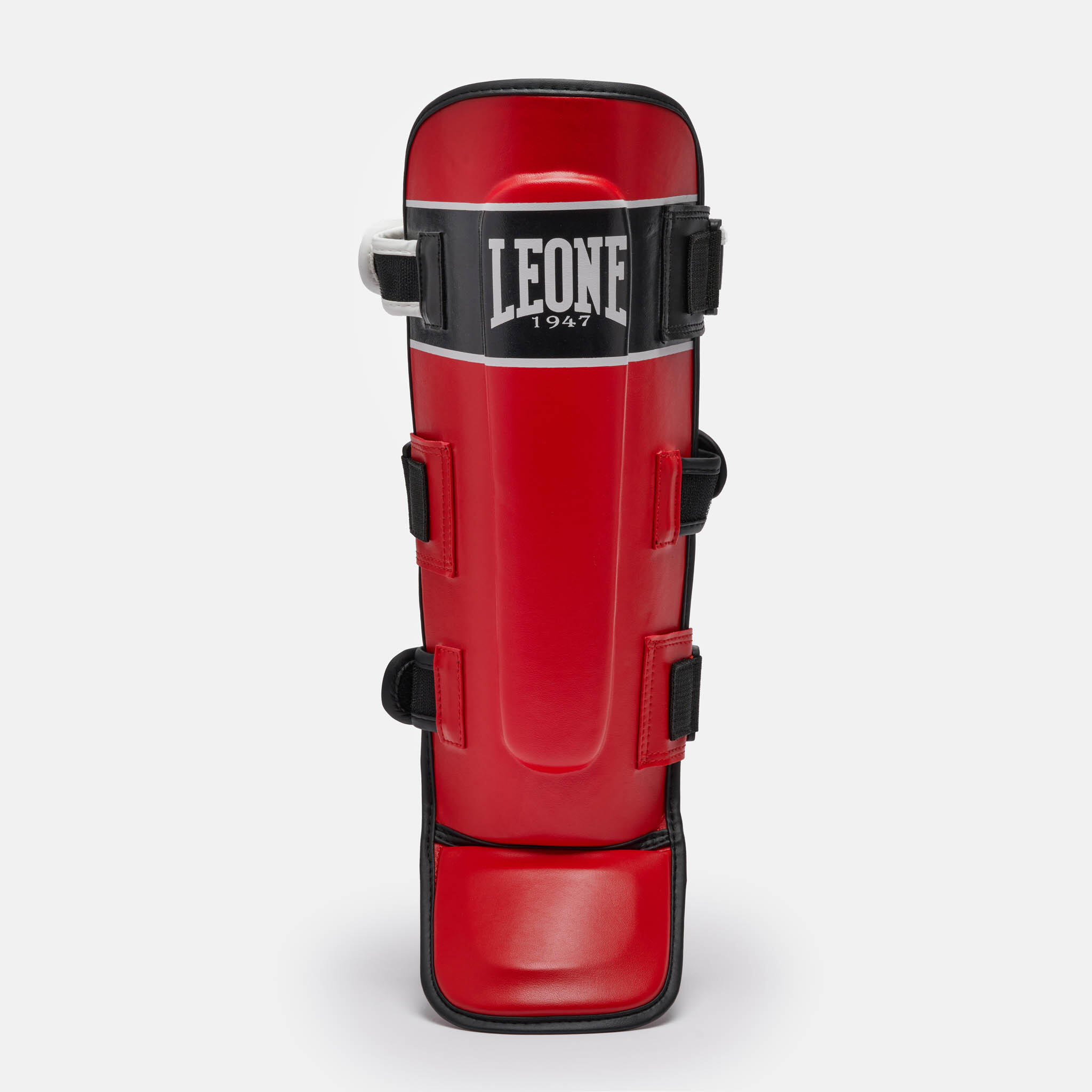 Leone1947 Espinilleras SHOCK PRO rojo S acolchadas piel sintética 2/4