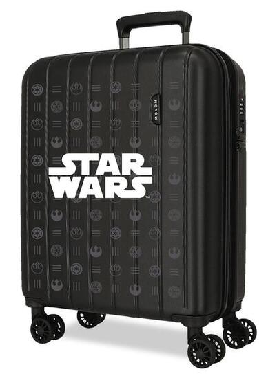 Maleta de cabina Star wars Logo ABS con capacidad de 44L Negro
