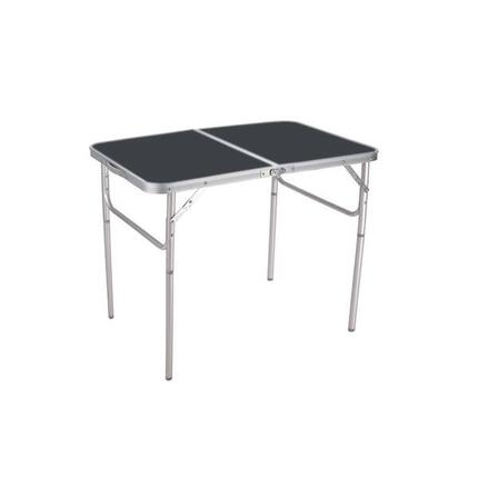 Mesa Plegable Aluminio 90x60 cm Gris para Camping