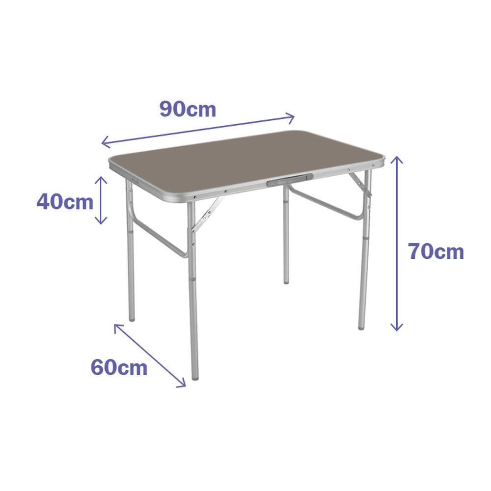 Mesa Plegable Marbueno Aluminio 90x60 cm 2/2