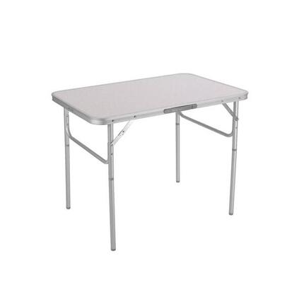 Mesa plegable de aluminio blanca para camping y playa